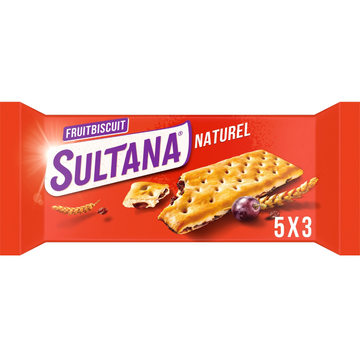 Sultana FruitBiscuit Naturel 5 Stuks 218 g