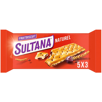 Sultana FruitBiscuit Naturel 5 Stuks 218 g