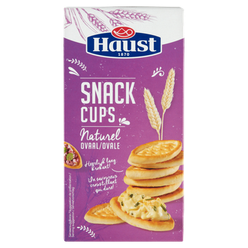 Haust Snack Cups Naturel Ovaal 130 g
