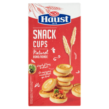 Haust Snack Cups Naturel Rond 130 g