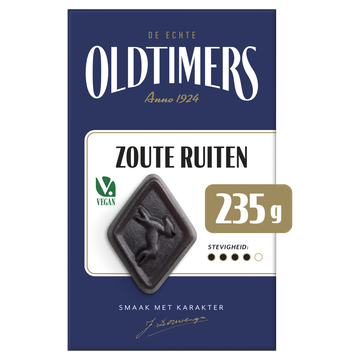 Oldtimers Zoute Ruiten Mildzout 235 g