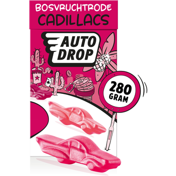Autodrop Bosvruchtrode Cadillacs 280 g