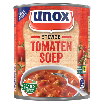 Unox Soep In Blik Stevige Tomatensoep 800 ml