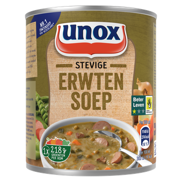 Unox Soep In Blik Stevige Erwtensoep 300 ml