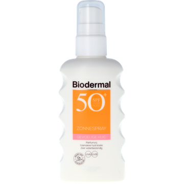 Biodermal Zonnespray  SPF 50+ Gevoelige Huid 175 ML