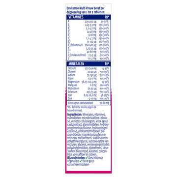 Davitamon Multivitamines voor Vrouwen 60 Tabletten
