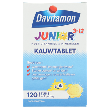 Davitamon Junior Banaan 120 Kauwtabletten