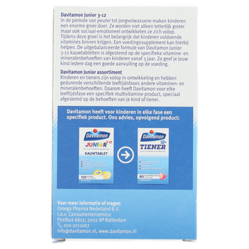 Davitamon Junior Banaan 120 Kauwtabletten
