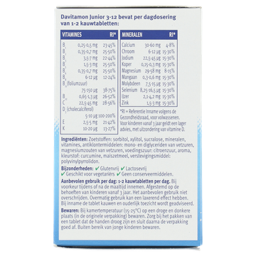Davitamon Junior Banaan 120 Kauwtabletten