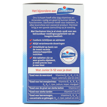 Davitamon Junior Banaan 120 Kauwtabletten
