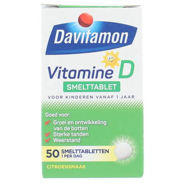 Davitamon Vitamine D Smelttabletjes 50 Stuks