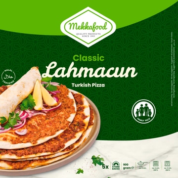Mekkafood Streetfood Lahmacun Family Pack 5 x 180 g