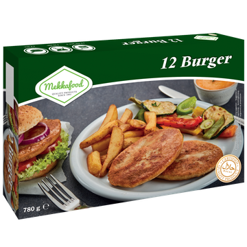 Mekkafood Burger 12 x 65 g
