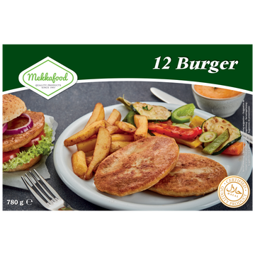 Mekkafood Burger 12 x 65 g