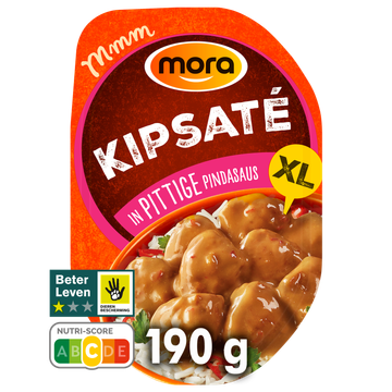 Mora Kipsaté in Pittige Pindasaus XL 190 g