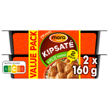 Mora Kip Saté in Milde Pindasaus Value Pack 2 x 160g