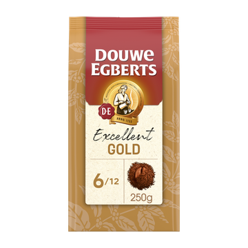 Douwe Egberts Excellent Gold Filtermaling 250 g