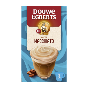 Douwe Egberts Verwenkoffie Latte Macchiato 8 x 16,3 g