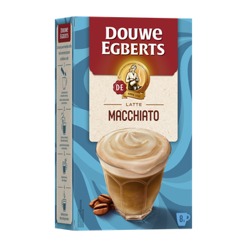Douwe Egberts Verwenkoffie Latte Macchiato 8 x 16,3 g