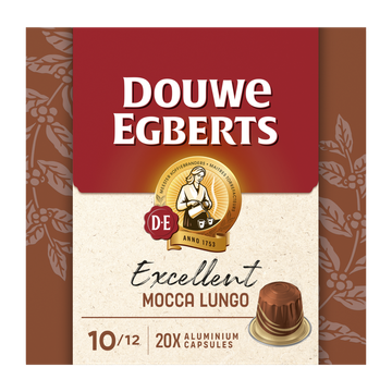 Douwe Egberts Excellent Mocca Lungo 9 Capsules 20 Stuks 104 g