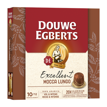Douwe Egberts Excellent Mocca Lungo 9 Capsules 20 Stuks 104 g