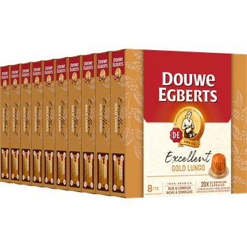 Douwe Egberts Excellent Gold Lungo 7 Capsules 10 x 20 Stuks 104 g