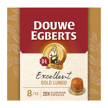 Douwe Egberts Excellent Gold Lungo 7 Capsules 20 Stuks 104 g