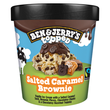 Ben & Jerry's IJs Topped Salted Caramel Brownie 438 ml