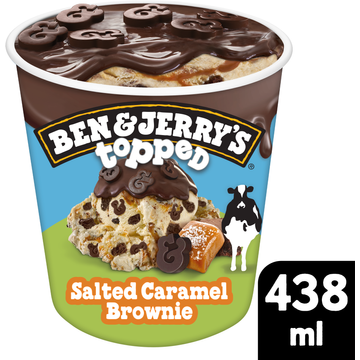 Ben & Jerry's IJs Topped Salted Caramel Brownie 438 ml