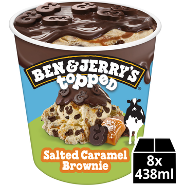 Ben & Jerry's IJs Topped Salted Caramel Brownie 438 ml