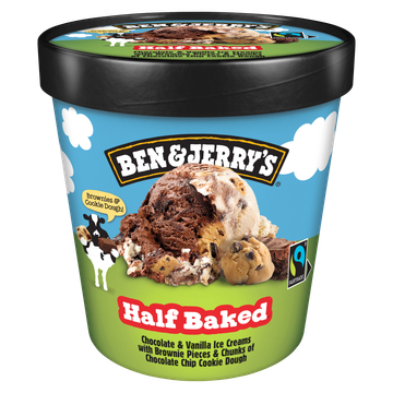 Ben & Jerry's IJs Half Baked 465 ml