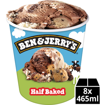Ben & Jerry's IJs Half Baked 465 ml