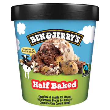 Ben & Jerry's IJs Half Baked 465 ml