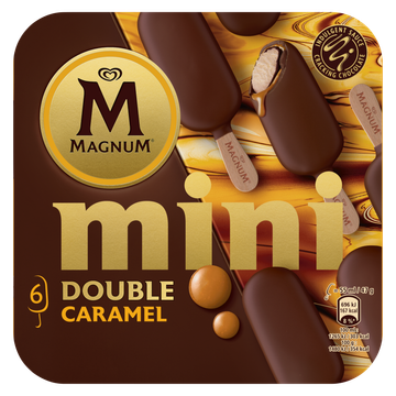 Magnum Mini IJs Double Caramel 6 stuks 6 x 55ml