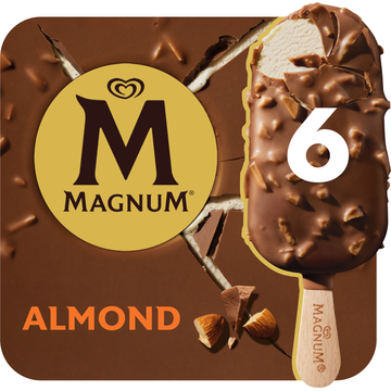 Magnum IJs Almond 6 stuks 6 x 100ml
