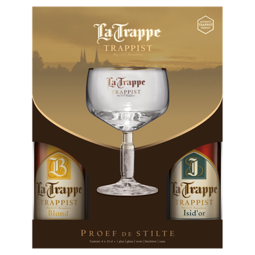 La Trappe 4 x 330ML met Glas