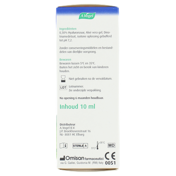 A.Vogel Oogdruppels Ontstoken Ooglid 10 ml