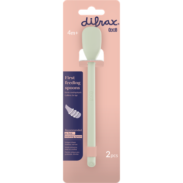 Difrax Eerste Voedingslepels 2 Stuks