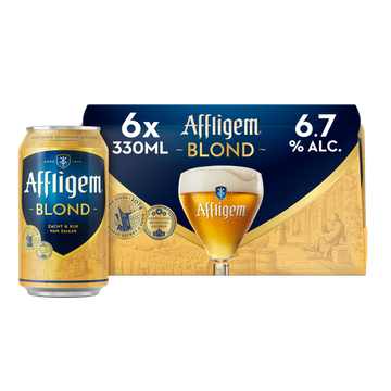 Affligem Blond Bier Blik 6 x 330ml