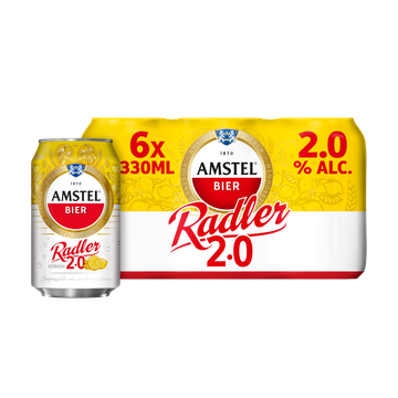 Amstel Radler Citroen Bier Blik 6 x 330ml