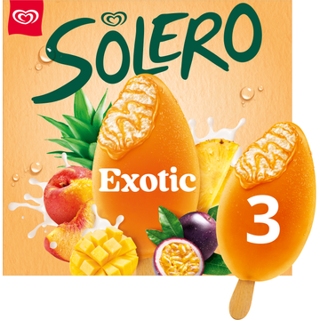 Ola IJs Solero Exotic 3 stuks 3 x 90ml