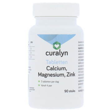 Curalyn Calcium, Magnesium, Zink Tabletten 90 Stuks
