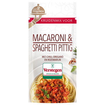 Verstegen Kruidenmix Macaroni & Spaghetti Pittig voor 2 personen 15 g