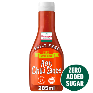 Verstegen Guilt Free Hot Chili Sauce 285 ml