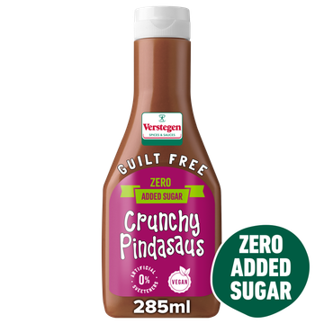 Verstegen Guilt Free Crunchy Pindasaus 285 ml
