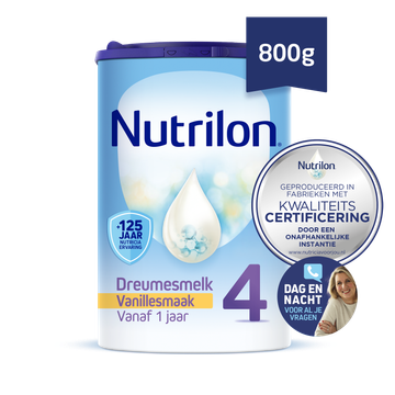 Nutrilon 4 Dreumesmelk Vanille - Peuter 12+ maanden 800g