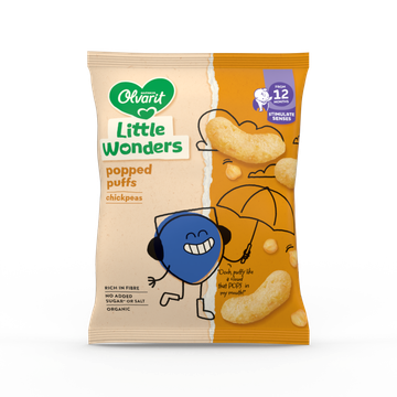Olvarit Up! Kikkererwt Knabbels 12+ Maanden 20 g