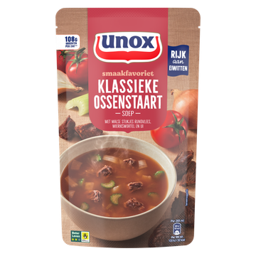 Unox Smaakfavoriet Soep In Zak Klassieke Ossenstaart 570 ml