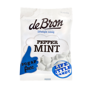 De Bron Peppermint Sugarfree 80 g