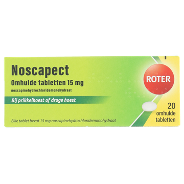 Roter Noscapect hoesttabletten 15 mg, 20 stuks